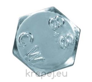 БОЛТ 20Х60 DIN931 8.8 ЧАСТИЧНА РЕЗБА ЦИНК ZN