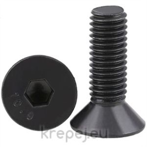 ВИНТ 4Х6 DIN7991 БОЛТ ИМБУС ФРЕЗЕНГ 10.9 BL