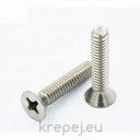 ВИНТ БОЛТ 5Х60 DIN965 МЕТРИЧНА РЕЗБА INOX A2 PH