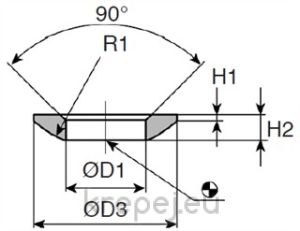 ШАЙБА М30 Ф31Х56Х11.2 R41 DIN6319C СФЕРИЧНА BL