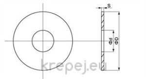 ПАС 40X50X2.0MM DIN988 ШАЙБА ST ПРЕЦИЗНИ BL