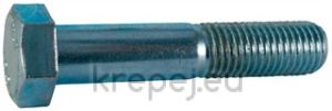БОЛТ 6Х190 DIN931 8.8 ЧАСТИЧНА РЕЗБА ЦИНК ZN