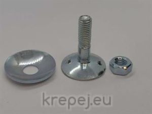 К-Т БОЛТ 10Х50 DIN15237 ЕЛЕВАТОРЕН 8.8 ЦИНК ZN