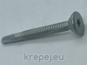 ВИНТ 6.3X60 L15MM.САМО ПЕРА DIN7504P TX30 ZNFL