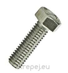 БОЛТ 12Х35 DIN933 ЦЯЛА INOX A5 AISI316TI 1.4571