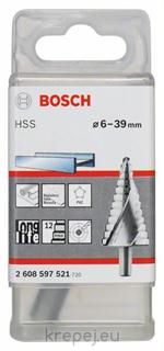 2608597521 СВРЕДЛО СТЕПЕНЧАТО 6-39 HSS BOSCH