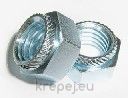 ГАЙКА М16 S2.4 PRESSNUT SW22 KALEI НАЗЪБЕНА ZN