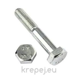 БОЛТ 16Х75 DIN931 10.9 ЧАСТИЧНА РЕЗБА ЦИНК ZN