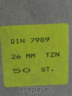 ШАЙБА M24 26Х44Х8.0 DIN7989 ПОДЛОЖНА HDG/TZN