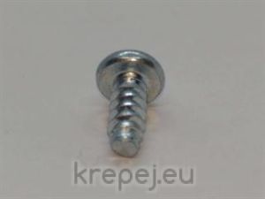 ВИНТ 3.9X9.5 DIN7981FH PH2 СРЯЗАН ЗА PVC ZN