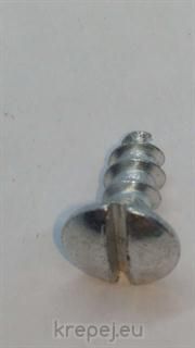 ВИНТ 4.8Х13 DIN7973C/7981 ШЛИЦ НИКЕЛИРАН ZN