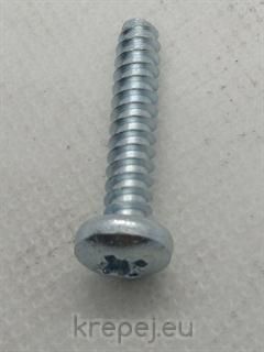 ВИНТ 4.8X25 DIN7981FH PH2 СРЯЗАН ЗА PVC ZN