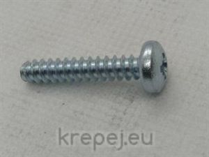 ВИНТ 4.8X25 DIN7981FH PH2 СРЯЗАН ЗА PVC ZN