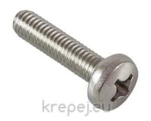 ВИНТ 10Х25 DIN7985 4.8 БОЛТ ЛЕЩОВИДНА PH4 ZN