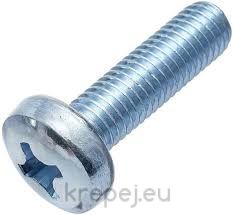 ВИНТ 2.5Х20 DIN7985 4.8 БОЛТ ЛЕЩОВИДНА PH1 ZN