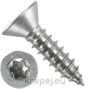ВИНТ 3.9X25 DIN7982 ФРЕЗЕНК МЕТАЛ TORX TX20 ZN