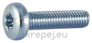 ВИНТ 5Х12 DIN7985 4.8 БОЛТ TORX27 TX27 ZN