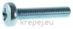 ВИНТ 8Х12 DIN7985 4.8 БОЛТ ЛЕЩОВИДНА PH4 ZN