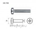 ВИНТ 8Х90 DIN7985 4.8 БОЛТ ЛЕЩОВИДНА PH4 ZN