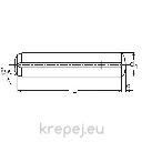 ЩИФТ САМОВРЯЗВАЩ 10X38 DIN1473 KERPIN 1.7018 BL