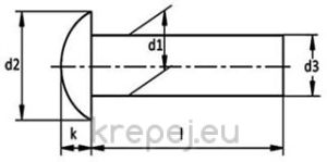 НИТ 12Х35 DIN124 /660/1051 ПОЛУОБЛА ST ЧЕРЕН BL