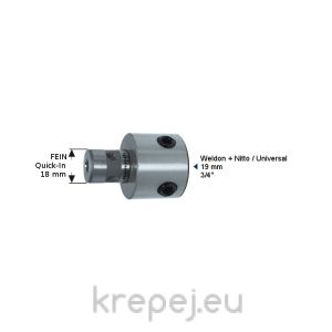 Адаптер Fein Quick-IN 18 mm (7,98) - Weldon 19.05 mm